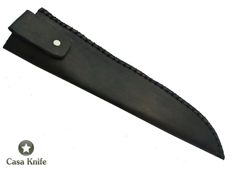 Faca para churrasco Brüt Forge Monte Cristo para colecionador forjado em aço 6160. Empunhadura em Madeira Jamelão, 35 cm