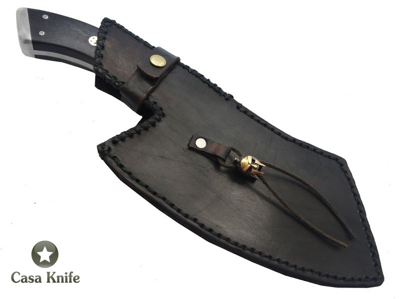 Montecristo Cutelo Brüt Forge para colecionador forjado em aço 1075. Empunhadura em Madeira Braúna , 33 cm