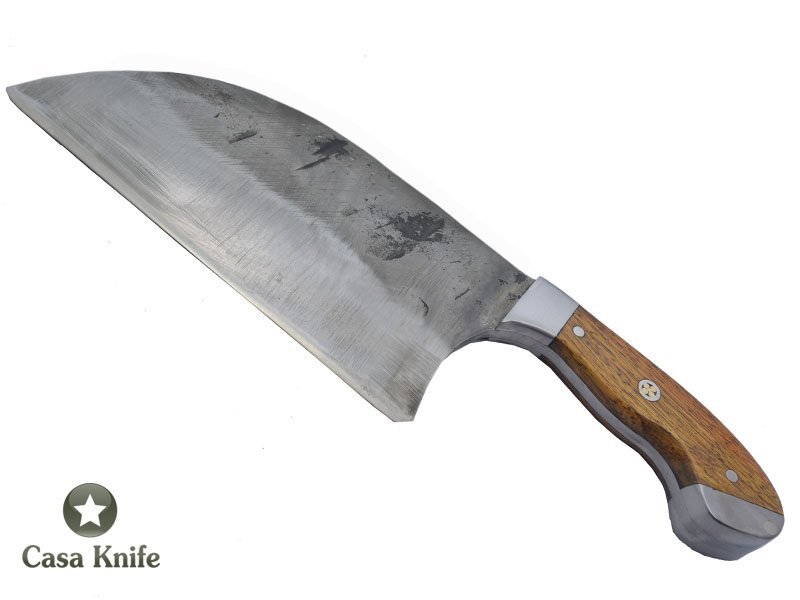 Montecristo Cutelo Brüt Forge para colecionador forjado em aço 1075. Empunhadura em Madeira Ariribá , 33 cm