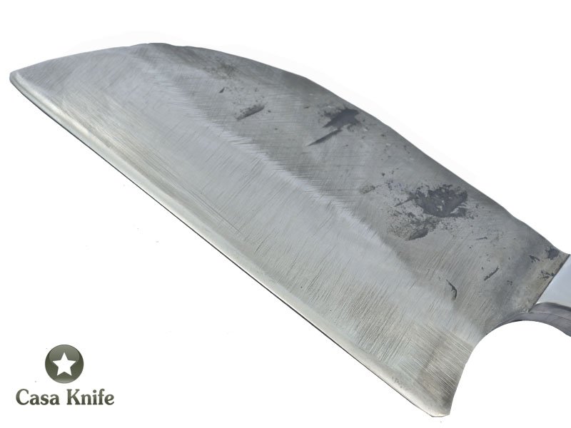 Montecristo Cutelo Brüt Forge para colecionador forjado em aço 1075. Empunhadura em Madeira Ariribá , 33 cm