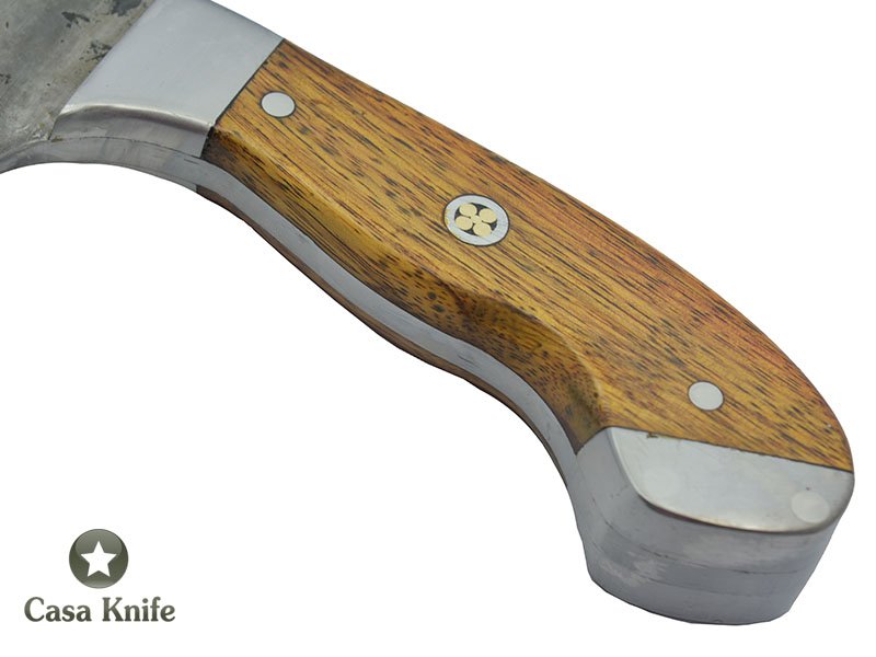 Montecristo Cutelo Brüt Forge para colecionador forjado em aço 1075. Empunhadura em Madeira Ariribá , 33 cm