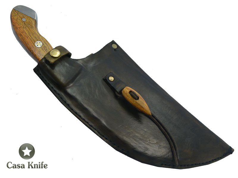 Montecristo Cutelo Brüt Forge para colecionador forjado em aço 1075. Empunhadura em Madeira Ariribá , 33 cm