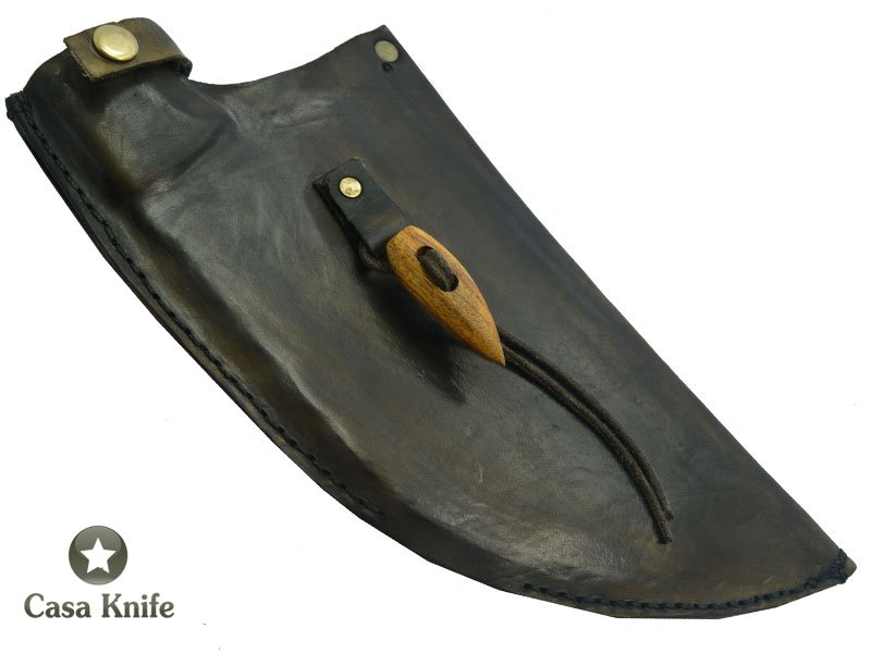 Montecristo Cutelo Brüt Forge para colecionador forjado em aço 1075. Empunhadura em Madeira Ariribá , 33 cm