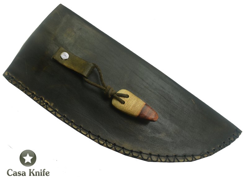 Montecristo Cutelo para colecionador forjado em aço 5160. Empunhadura em Jacarandá, 34 cm