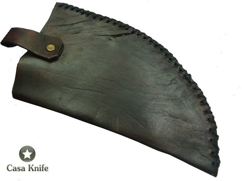 Montecristo Cutelo para colecionador forjado em C- 75. Empunhadura em Gabriuva e madeira estabilizada, 35 cm