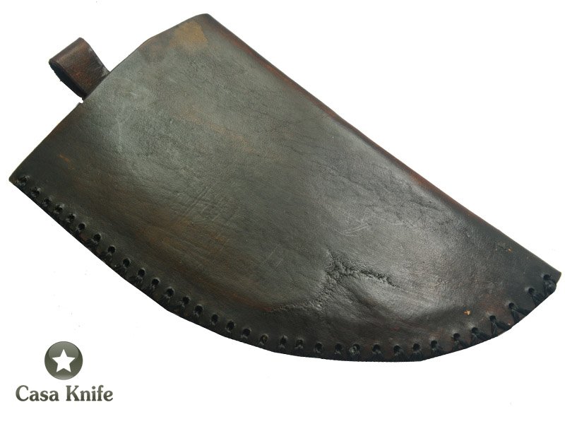 Montecristo Cutelo para colecionador forjado em C- 75. Empunhadura em Gabriuva e madeira estabilizada, 35 cm
