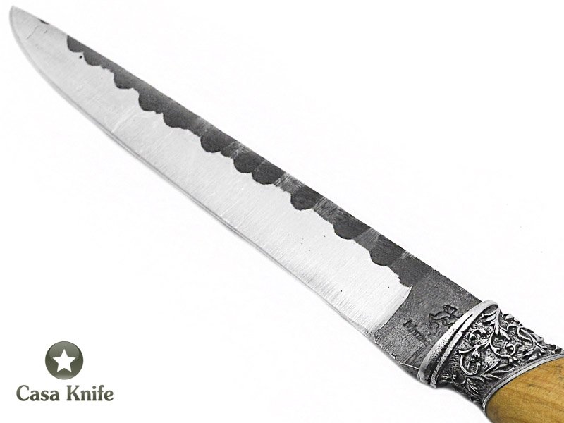 Montecristo faca Brute Forge para colecionador em aço inox 420 com empunhadura de pau de marfim 29 cm