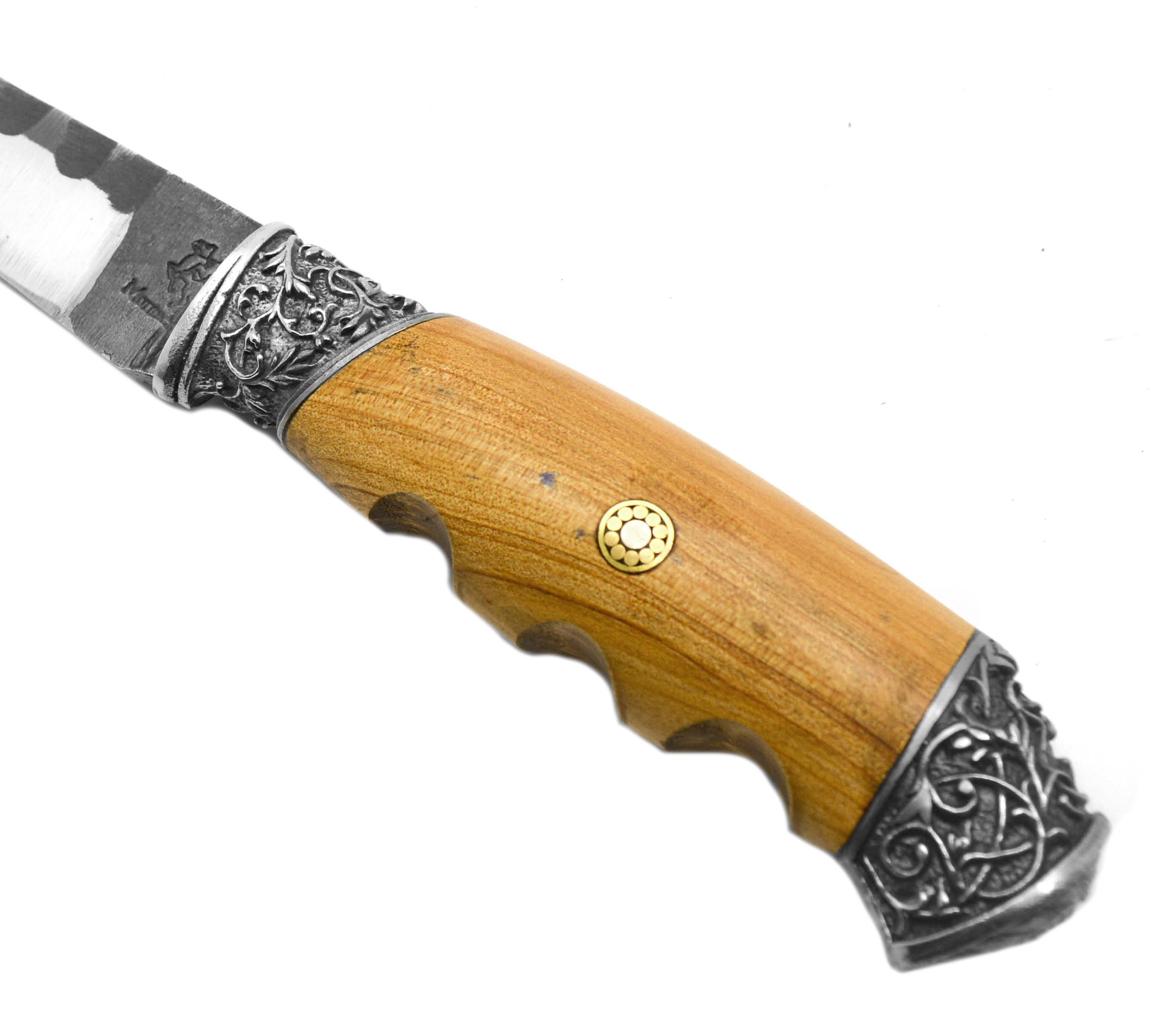 Montecristo faca Brute Forge para colecionador em aço inox 420 com empunhadura de pau de marfim 29 cm