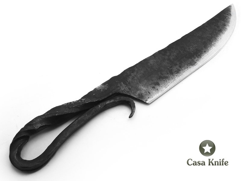 Montecristo faca Brute Forge para colecionador toda forjada em aço 1050 com alto teor de manganês 33 cm