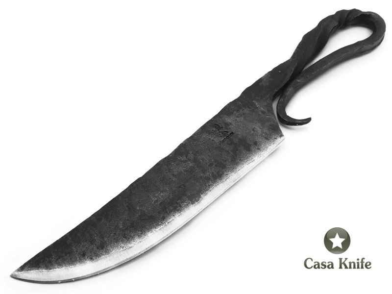 Montecristo faca Brute Forge para colecionador toda forjada em aço 1050 com alto teor de manganês 33 cm