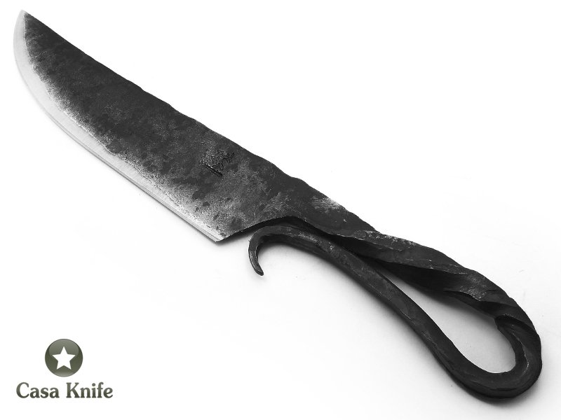 Montecristo faca Brute Forge para colecionador toda forjada em aço 1050 com alto teor de manganês 33 cm