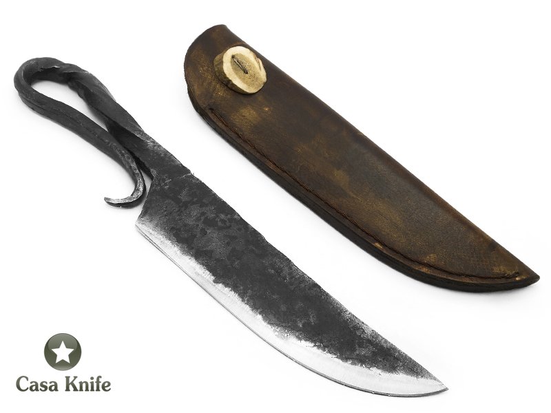Montecristo faca Brute Forge para colecionador toda forjada em aço 1050 com alto teor de manganês 33 cm