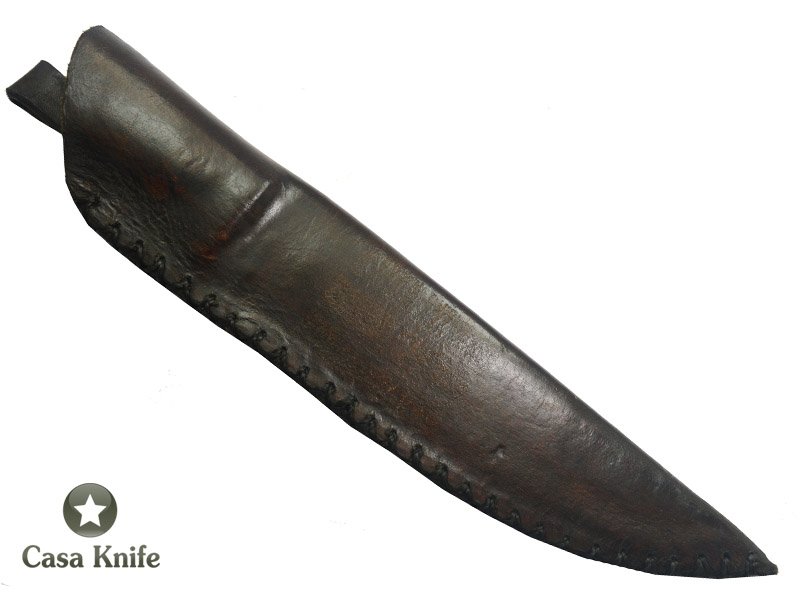 Montecristo Faca para churrasco para colecionador forjada em aço damasco escalavrado. Empunhadura em Jacaranda Bahia, 29 cm