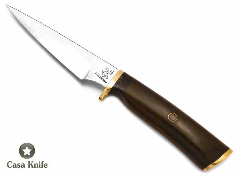 Montecristo faca para colecionador em aço D2 com empunhadura em madeira de Guajuvira 24 cm