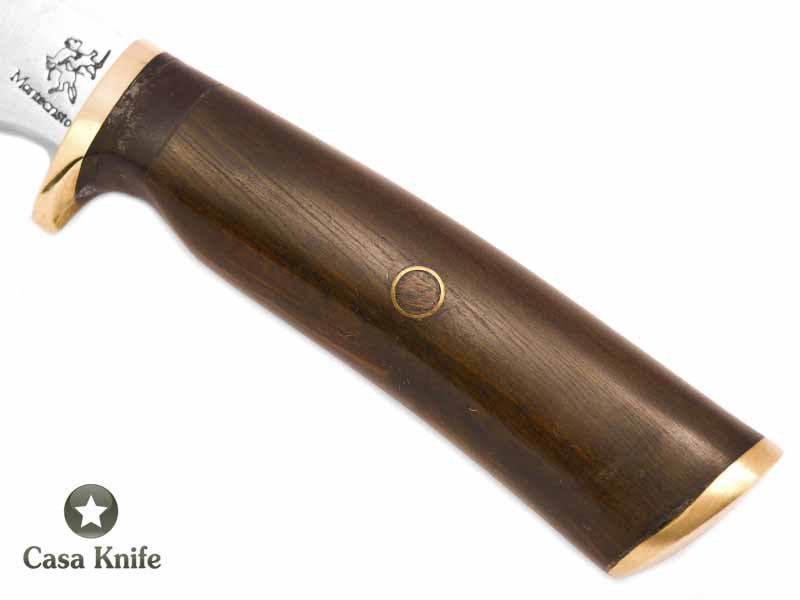 Montecristo faca para colecionador em aço D2 com empunhadura em madeira de Guajuvira 24 cm