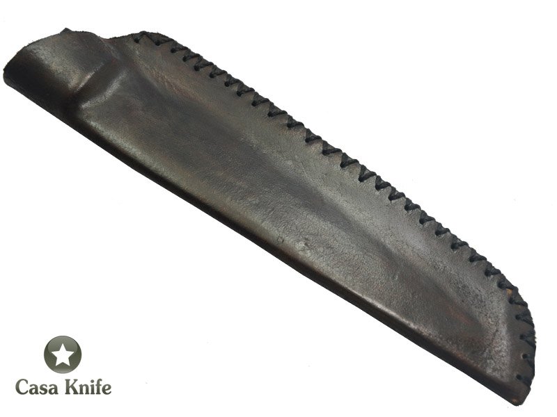 Montecristo faca Santoku para colecionador forjada em aço SAN MAI , Empunhadura em Jacaranda Banhia, 29 cm