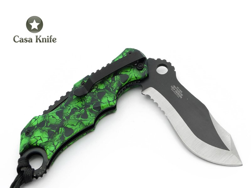 MTech canivete em aço inoxidável com empunhadura em alumínio 27 cm