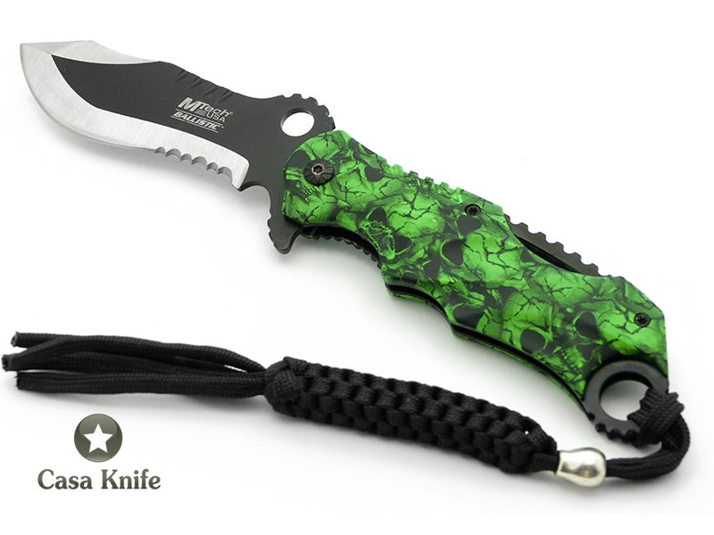 MTech canivete em aço inoxidável com empunhadura em alumínio 27 cm