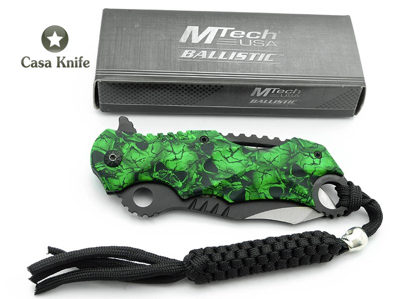 MTech canivete em aço inoxidável com empunhadura em alumínio 27 cm