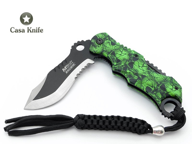 MTech canivete em aço inoxidável com empunhadura em alumínio 27 cm