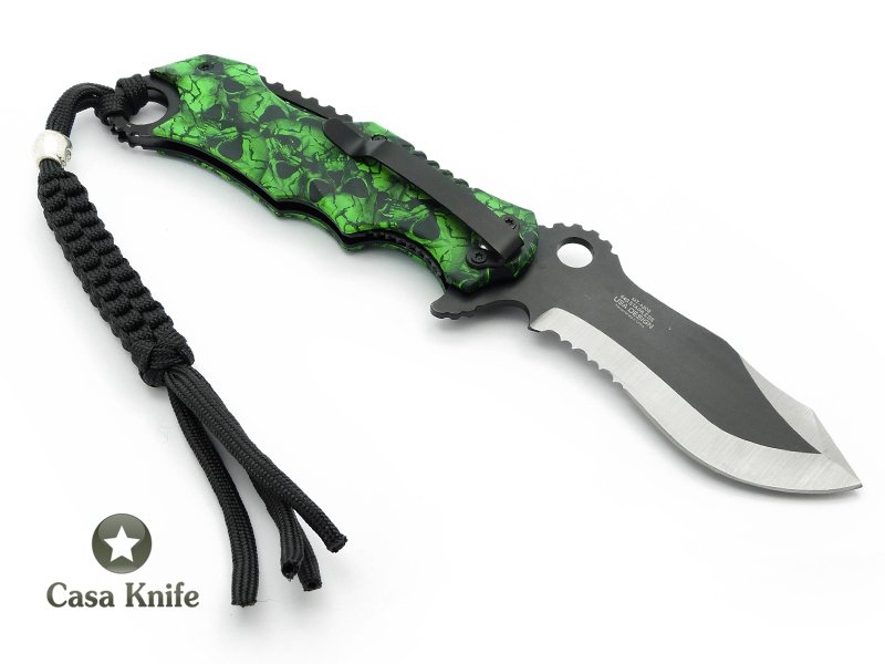 MTech canivete em aço inoxidável com empunhadura em alumínio 27 cm