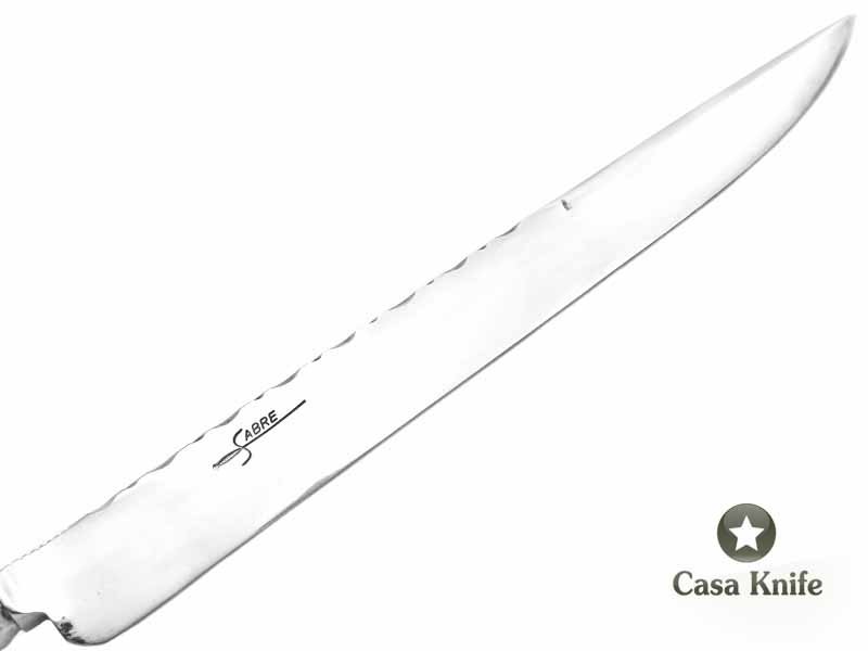 Sabre faca para colecionador em aço 5160 com empunhadura em madeira de guajuvira 42 cm
